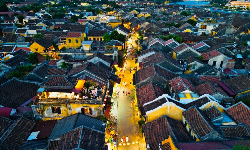 Vue panoramique de Hoi An