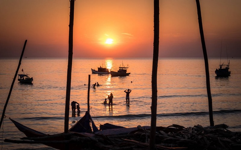 Coucher de soleil &agrave; Phu Quoc
