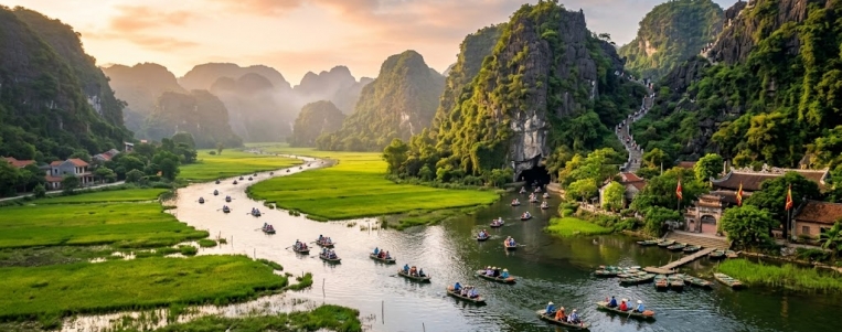 ✨Ninh Binh : La Baie d'Halong Terrestre, Joyau du Nord Vietnam